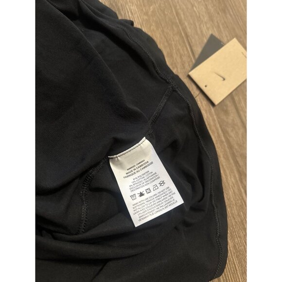 New Nike Women's One Relaxed Dri-Fit Short-Sleeve Top S loose oversize fit black - Picture 8 of 11
